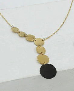 2 Tone Geo Aesemetrical Necklace