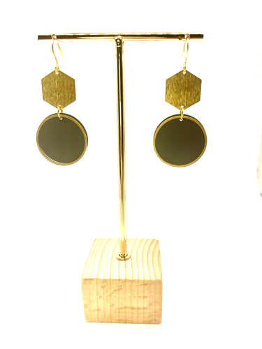 Disk Drop Earring