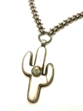 Load image into Gallery viewer, Turquoise Cactus Necklace