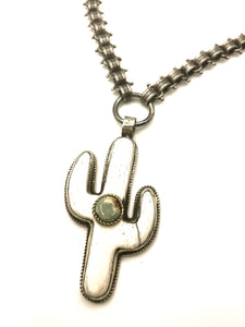 Turquoise Cactus Necklace