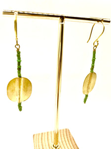 Green Turquoise Earring