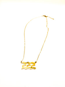 Angel Number Necklace by HippieBird Life