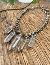 Load image into Gallery viewer, Quartz Crystal Statement Necklace